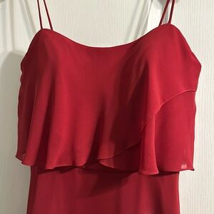 Morilee Bridesmaid Dress, Claret Size 16, with alterations